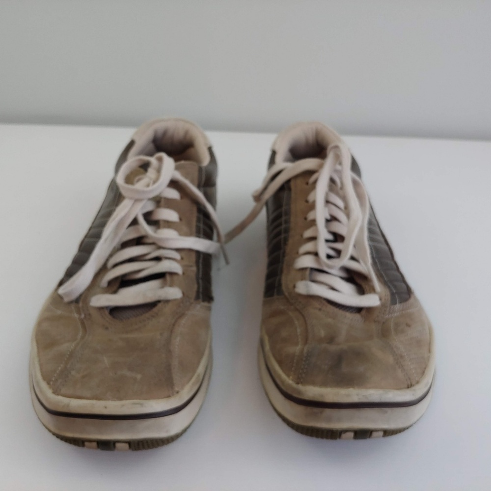 SOLD 11 Skechers casual shoes tan leather suede - Picture 2 of 6